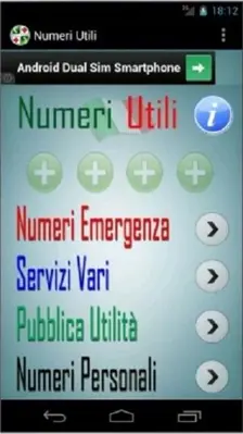 Numeri Utili android App screenshot 9