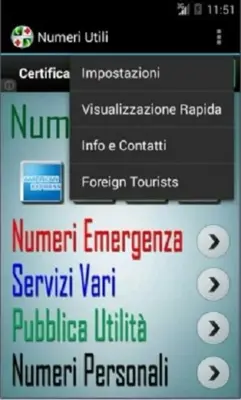 Numeri Utili android App screenshot 3